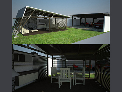 summerhouse 3d 3darchitecture architecture exterior render visualization
