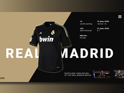 Ui for Real madrid jercy