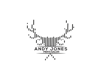 ANDY salon logo brand identity branding logo logo design