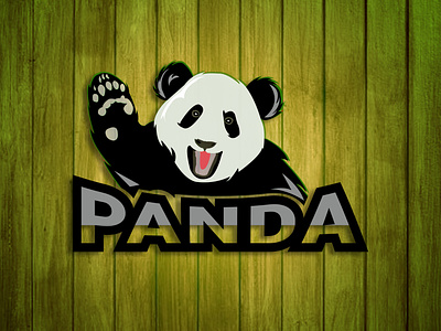 Panda mascot logo