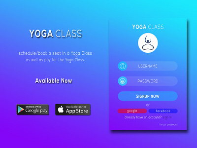 Yoga app Ui design branding branding design design graphic illustration logo ui ux