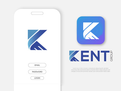 Kent Group branding branding design design graphic illustration logo logo design ui ux vector