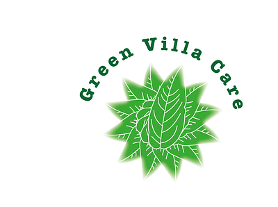 Green Villa Care Logo art branding design flat illustration illustrator logo logo design logodesign ui ux vector