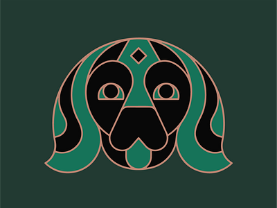 Dog Face Graphics Design