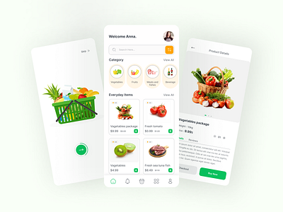 Grocery store App Design