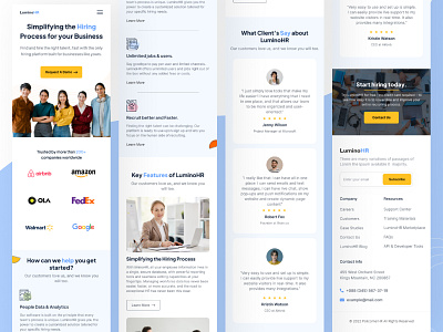 LuminoHR-A-Human-Resources-Landing-page-design(mobile version)