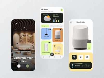 Smart Home-App design app app screen branding design icon illustration landing page logo smart home ui ux vector