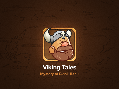 Viking Tales: Mystery of Black Rock game icon iphone viking