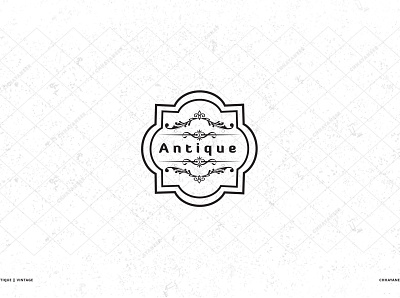 ANTIQUE. brand branding branding design design icon illustration logo logodesign vintage vintage logo