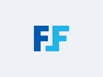 F2F blue branding design icon illustration logo negativespace vector
