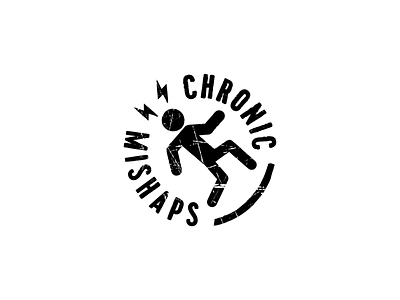 Chronic Mishaps black design icon illustration logo punk punkrock rock ska vector