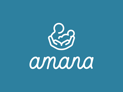 Amana baby branding design icon illustration logo milk mother vector