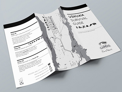 Survival Guide flyer fun tourism ushuaia
