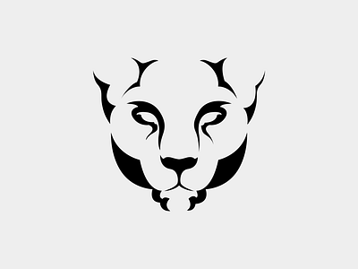 Amur Leopard animal logo