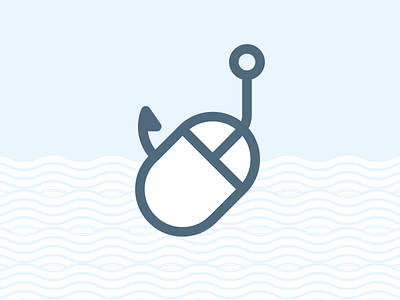 Inktober Day 03 Bait bait blue clickbait design golden ratio goldenratio hook icon inktober inktober2019 logo mouse vector