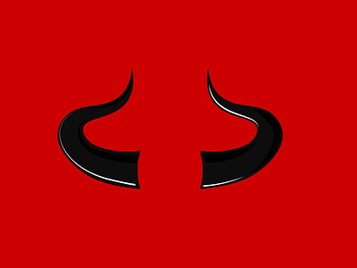 Inktober Day 15 Legend design horns icon inktober inktober2019 legend logo red vector