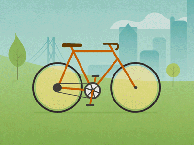 Belle Isle Bike 2d animation animation bike credit design detroit icon motion pc windows