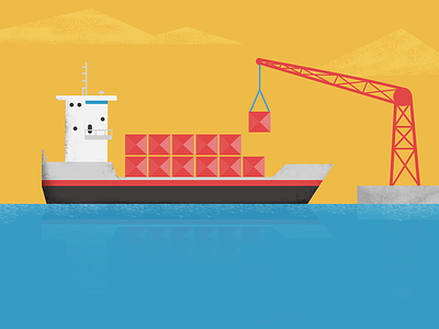 Cargo Ship cargo design export global import ship