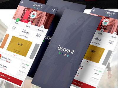 Boom it App app design design mobile uiux webdesign