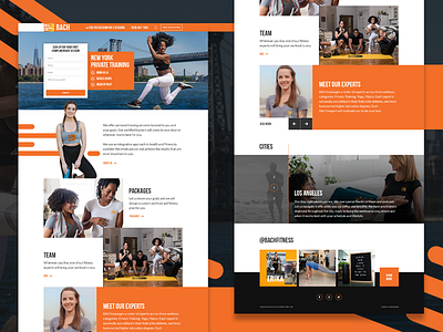 Fitness Website Design branding creative design design fitness fitness website design landing page design personal trainer photoshop uidesign uxdesign web web design web designer website design