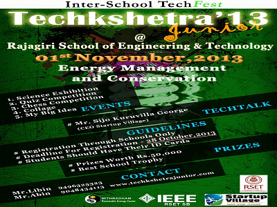 techkshetra 13 junior Poster