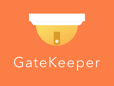 GateKeeper flat design illustrator logo logo design security logo