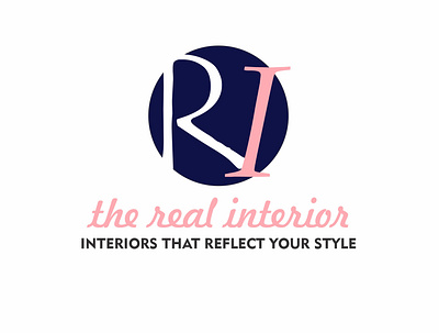 lOGO DESIGN FOR THE REAL INTERIOR branding design graphic design logo