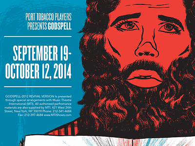 Godspell Theatre Poster