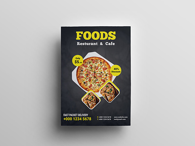 Creative food flyer design