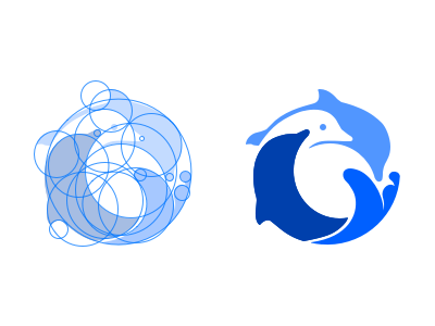 Team logo dolphin logo team