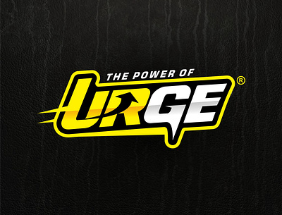 The Power of URGE brand branding design flat icon illustration logo minimal sports logo typography