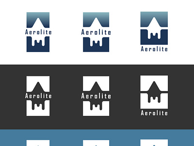 Aerolite - Daily Logo #1 aerolite dailylogochallange dailylogochallenge logo rocketship logo