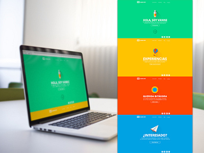 Home personal website colors design flat home icon minimal ui ux website