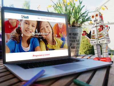 Home Website - infi home kids language ui ux webdesign website