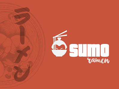 Sumo Ramen branding branding cooking identity japanse logo manual menu ramen restaurant sumo