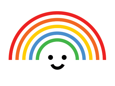 Smiley rainbow @80sdesign @adobeillustrator @fundesign @graphicdesign @happy @londondesigner @pop @rainbow @raveculture @smileyface @smileyrainbow @stripy