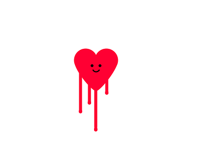 Bleeding heart bleedingheart cute cuteheart drippy graphicdesign happyheart heart love loveheart redheart smiley smileyheart