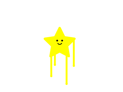 Happy star artmemos christmas cute cutestar drippystar happy happystar star xmas xmasdesign yellow yellowstar