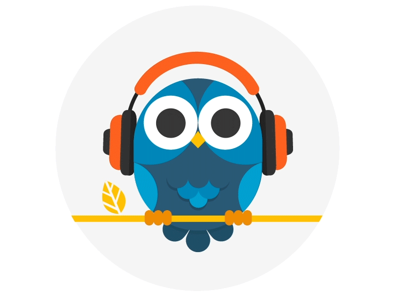 Pico ae ai aj animation avatar gif illustration loop owl
