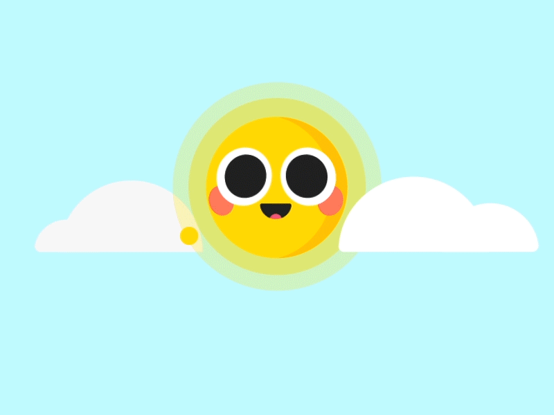 Sunny or not Sunny? ai clouds gif illustration sun vectors