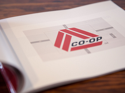 COOP Brand Guide Book book brand guide branding identity layout logo photography print print design specs typography