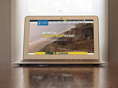 The San Diego Foundation charity community san diego video web web design website