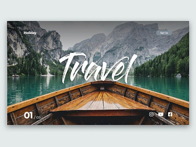 Travel web design