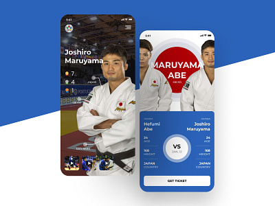 Judo landing page mobile athlete beutiful branding clean design graphic design grapling judo landing page logo martia ars mma simple sport throw ui ux web