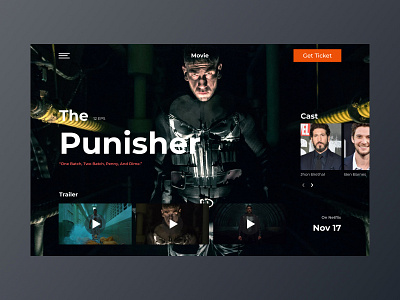 The punisher landing page