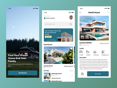 Omah - Real Estate App Design adobe xd android branding clean design elegant figma graphic design home logo minimalist mobile app portfolio real estate ui ui design user interface ux ux design web