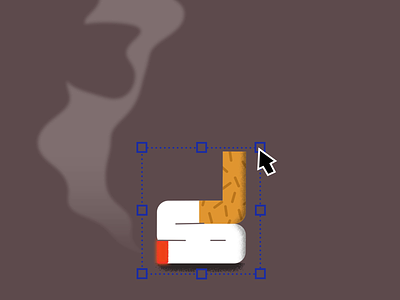 Scale down the bad habits 2danimation 2dfx animation animento cigar cigarette cool design illustraion illustration motion motion design scale scale tool smoke texture