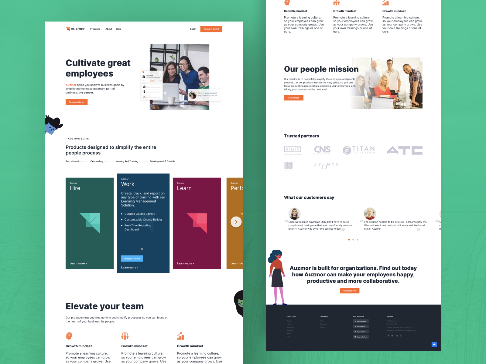 Product page - HR Software by Abhishek Kumar Singh 🧙‍♂️ on Dribbble