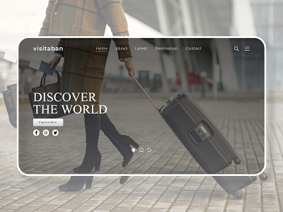 Travel Web UI | Landing Page