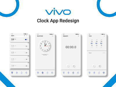 Vivo Clock App | App UI